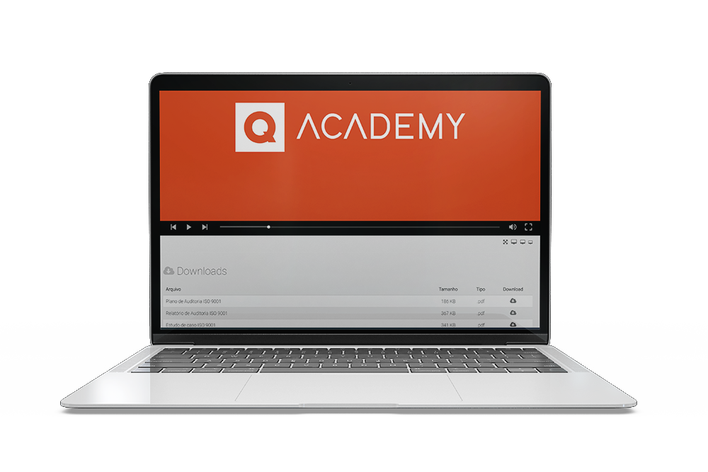 print visualização do curso da q academy