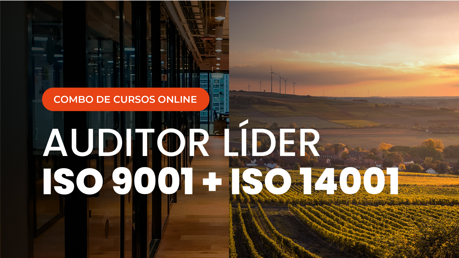 Curso Online de Auditor Líder ISO 9001 Sistema de Gestão da Qualidade e Auditor Líder ISO 14001 Sistema de Gestão Ambiental